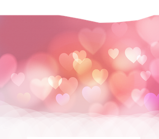 卡通爱心情人节