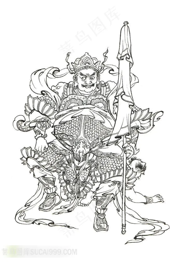 北方多闻天王设计素材