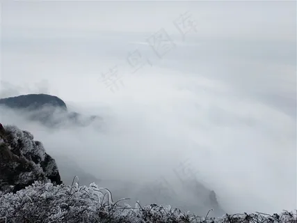 峨眉山冬季的早晨 峨眉山冬季的早晨