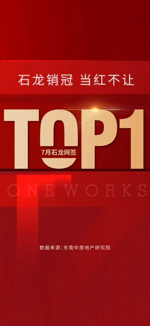 房地产地域销冠热销海报