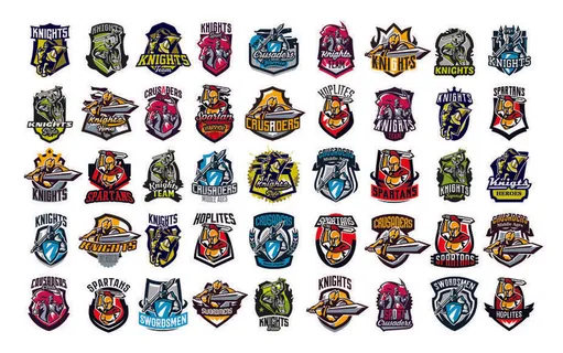 手绘Logo标志素材