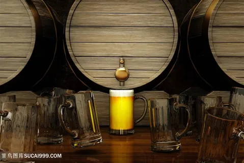酒窖里的啤酒图片