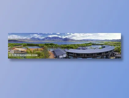 拉市海山水全景