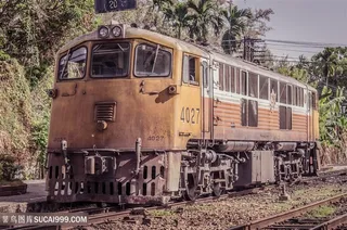 古老火车运输工具高清图片