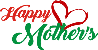 母亲节标题线条素材