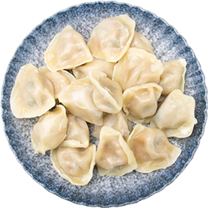 一盘饺子食物免扣素材