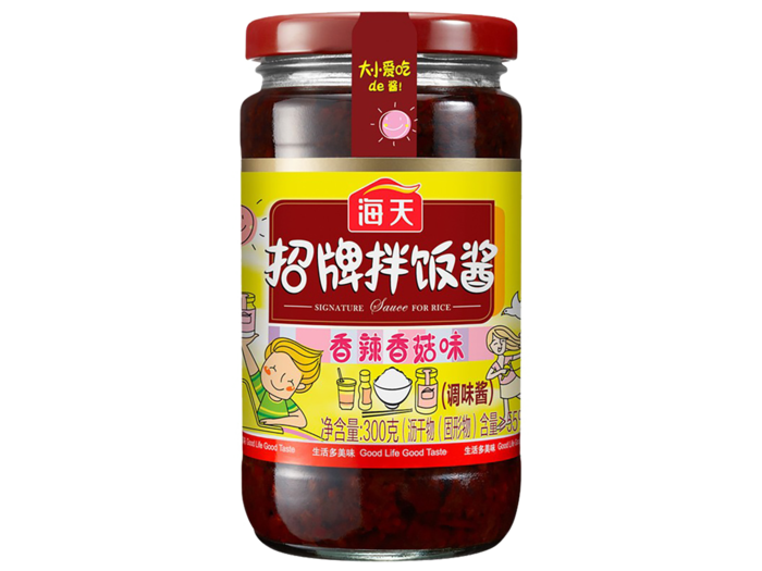 海天招牌拌饭酱超市商品白底图免抠实物摄影png格式图片透明底
