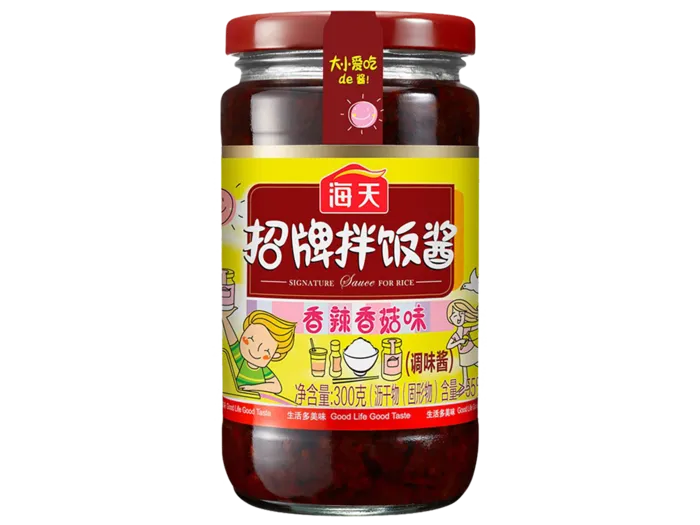 海天招牌拌饭酱超市商品白底图免抠实物摄影png格式图片透明底