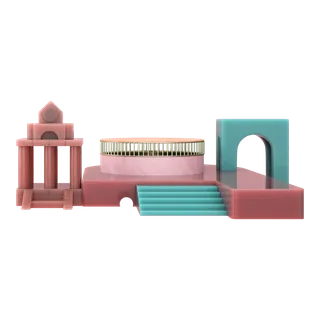 展台素材免扣产品展示台PNG