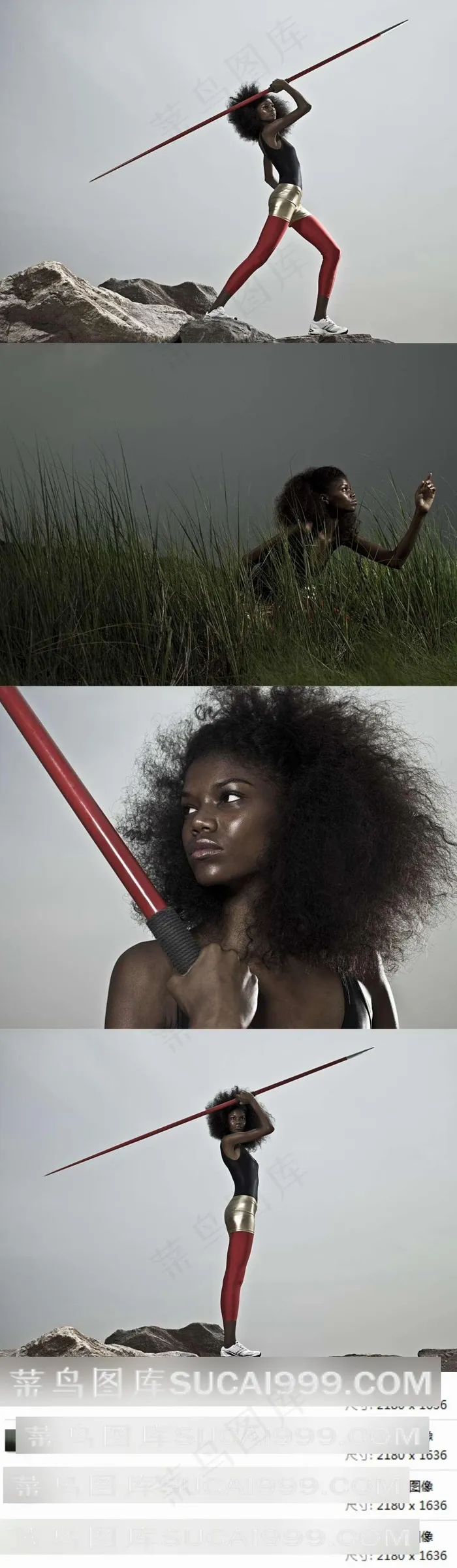 黑人健身美女摄影