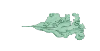 祥云免扣png透明素材