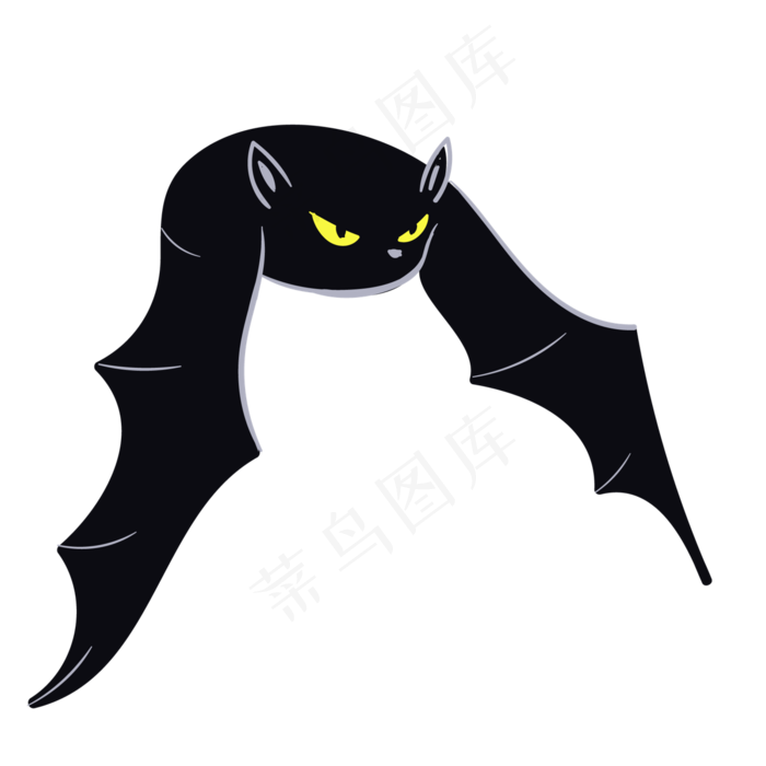 万圣节节日元素蝙蝠