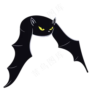 万圣节节日元素蝙蝠