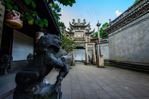 浙江湖州南浔古镇风光