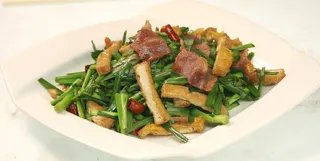 36 咸肉韭菜炒豆腐 保府人家