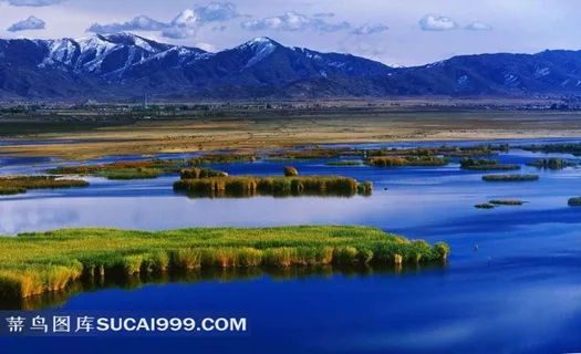 新疆可可托海优美风景素材
