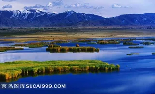 新疆可可托海优美风景素材
