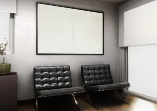 海报样机 室内质感画框 暗色系 (2)