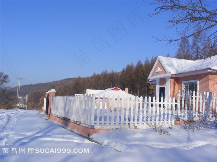 高清旅游渡假村摄影图片