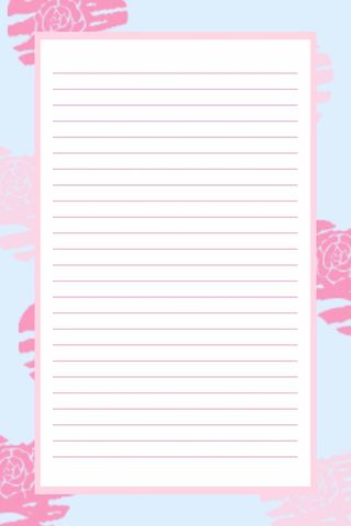 简洁信纸模板设计