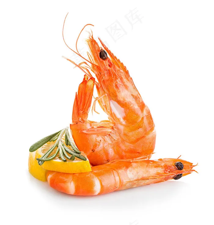 美味的虾肉高清海鲜图片