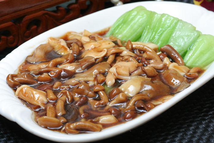 珍菌扒油菜