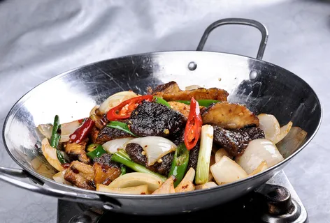 干锅美食焖锅湘菜麻辣香辣纸锅干锅香菇