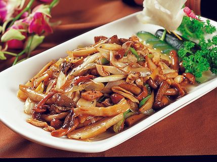 92CC035葱爆野山菌