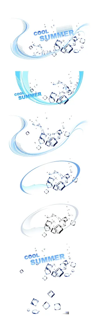 简约风名片海报边框图框素材AI矢量图 (220)