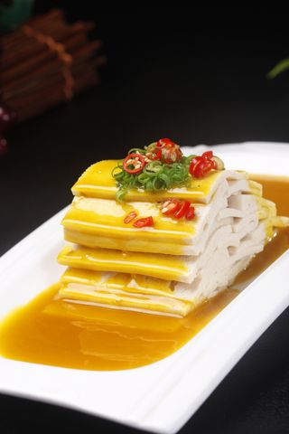 鸡汁千页豆腐 (1)