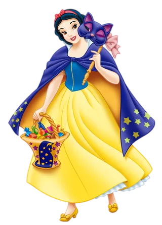 卡通人物迪士尼公主系列免抠贴图白雪公主睡美人灰姑娘PNG素材