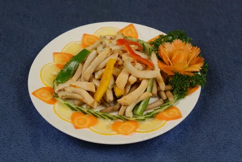 2619鲜茶树菇炒鲍笋 2619鲜茶树菇炒鲍笋