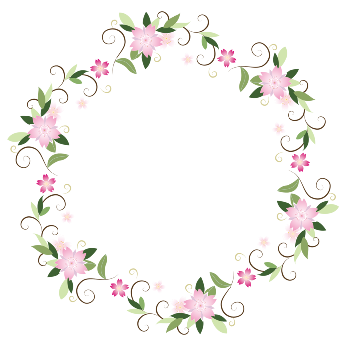 春天浪漫粉红色樱花手绘樱花梅花桃花花朵图片PNG免扣素材