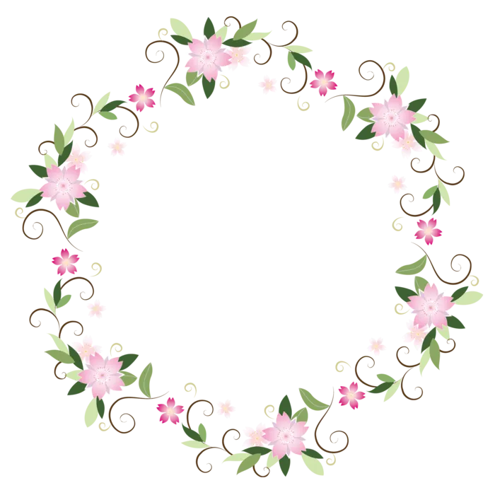 春天浪漫粉红色樱花手绘樱花梅花桃花花朵图片PNG免扣素材