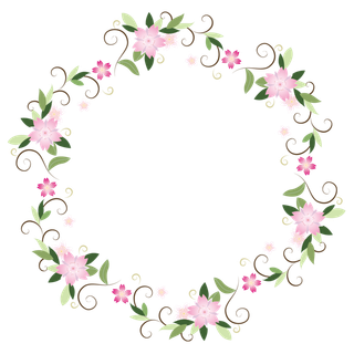 春天浪漫粉红色樱花手绘樱花梅花桃花花朵图片PNG免扣素材