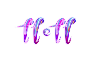 双十一创意酸性流彩涂鸦字素材免扣