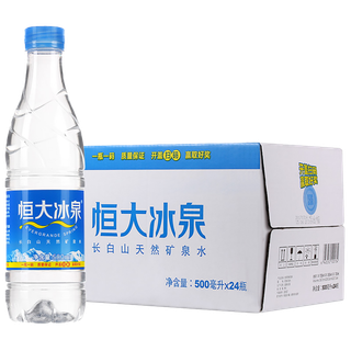 恒大冰泉9超市商品白底图免抠实物摄影png格式图片透明底