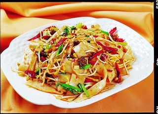 川菜湘菜高清菜谱 特色羊肉炒蒸面