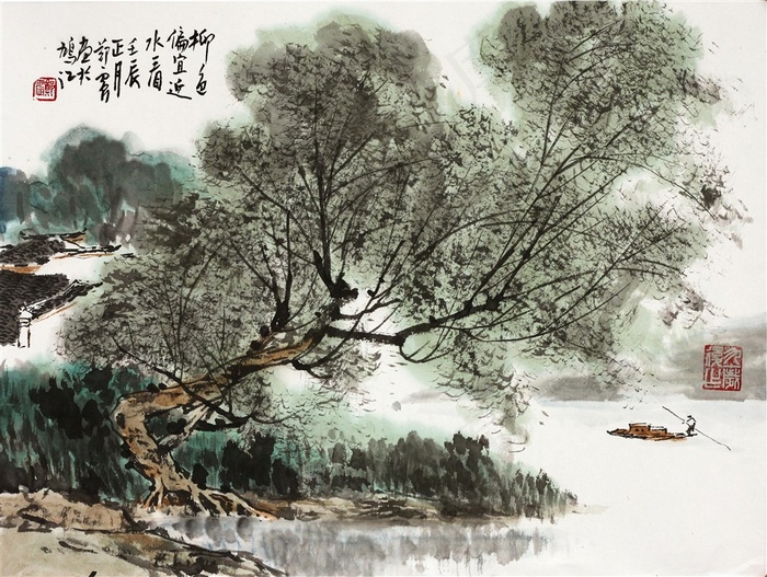 中国写意山水画