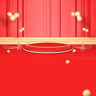 立体C4D场景电商首页主图直通车促销banner海报背景PSD素材