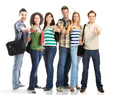 欧美青年群体高清图片