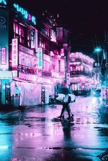 街头夜晚高清图片 街头夜晚高清图片