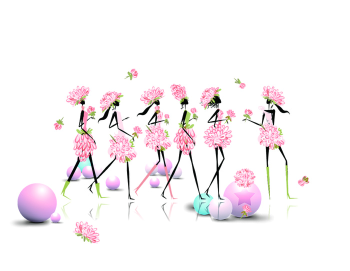 矢量图女神节素材38妇女节cdr矢量模版下载