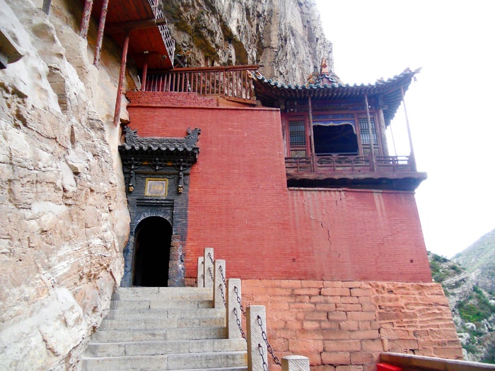 山西旅游-大同悬空寺风光11