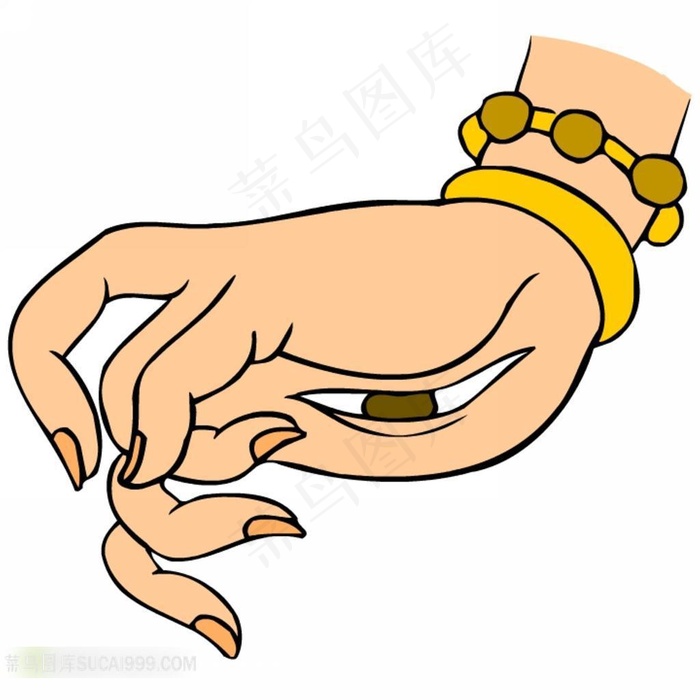 有眼睛的观音手势