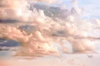 美丽的白色云朵