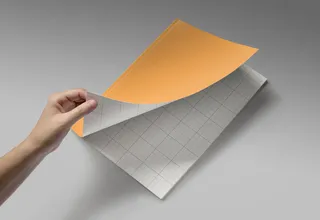 灰色简约大气画册样机