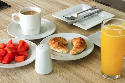 营养西式早餐搭配图片