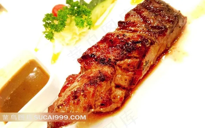 高清美食牛排摄影素材