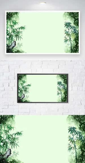 大气鲜花海报背景设计